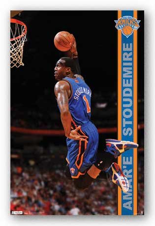 Amare Stoudemire - New York Knicks NBA 22"x34" Art Print Poster