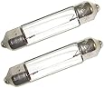 Perko 0070DP0CLR Double Ended 12V/10W Festoon Bulbs