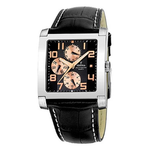 Festina Herren-Armbanduhr XL Sport Multifunktion Chronograph Leder F16235/D Preisvergleich