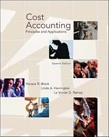 Cost Accounting: Principles and Applications