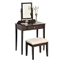 Cappuccino / Espresso Finish Vanity with Bench