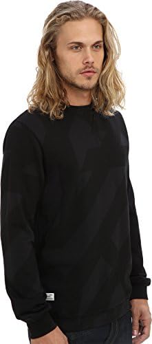Marshall Artist Men's Disruptive Camo Sweatshirt Black Sweatshirt LG