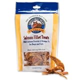 Grizzly Salmon Fillet Treats for Dogs & Cats (3 oz)