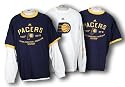 NBA Indiana Pacers Shirt and Tee Combo Pack, Navy and White