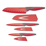 from Colourworks Colourworks 3-Piece Knife Starter Set, Red Model CWSGKNRED3