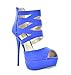 SASSY SEXY FLEXIE Women's Strappy Vamp Stilleto Platform Heel Pumps Shoes New