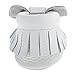 Sayoyo Baby White Bow Tassels Soft Sole Leather Infant Toddler Prewalker Shoes (3-6 Months, White)