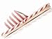 HW-GOODS Womens Red Stripe Open Toe Hemp Slippers