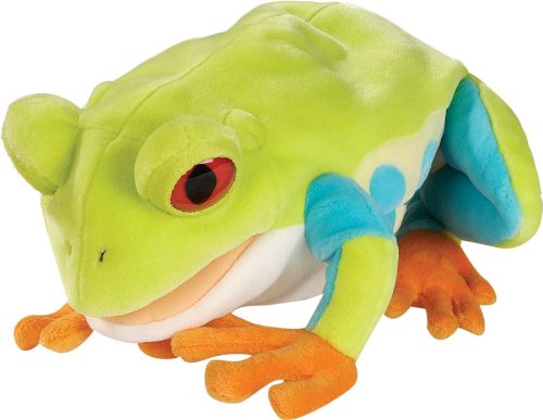 Wild Republic 82341 - Handpuppe aus Pl&uuml;sch, Frosch, 40 cm Preisvergleich
