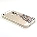 iPhone SE Case, JAHOLAN Beautiful Clear TPU Soft Case Rubber Silicone Skin Cover for iPhone 5/5S/SE - Black Beautiful Butterfly Girl