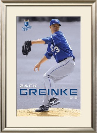 Kansas City Royals - Zack Greinke Framed Poster Print, 33x45