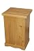 Honey Pine Breadboard Trash Bin