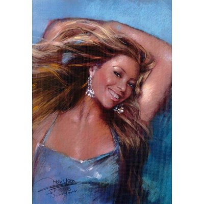 Beyonce Knowles Sexy Portrait Art Print Poster - 11x17