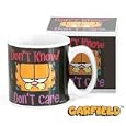 Garfield The Cat "Don't Know, Don't Care" Coffee Mug/Cup In Gift Box