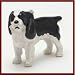 MiniPets Sterling Silver Enameled Spaniel (English Springer) Dog Charm