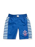 Playshoes Short de Baño (Azul)