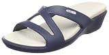 Crocs Women's Patricia II Wedge Sandal,Navy/Stucco,7 M US