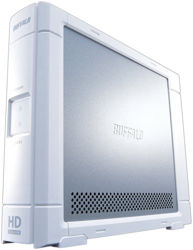 BUFFALO USB2.0&IEEE1394�Ή� �O�t��HDD TurboUSB�@�\���� 500GB �z���C�g HD-M500IU2-WH