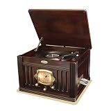 Buy Crosley CR67 Grand Music Center 2-Speed Turntable- Cherry  by Crosley