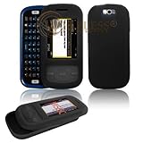 Black Soft Silicone Gel Skin Cover Case for Samsung M550 Exclaim