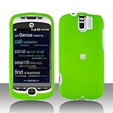 HTC G3/My Touch 3g Slide Cell Phone Neon Green Rubber Feel Protective Case  ....