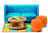 Lundby 1:18 Scale Dolls House Smaland Sofa Bed Set