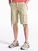 OCHENTA Men's Cotton Casual Multi Pockets Cargo Shorts #3231 khaki 33