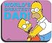 The Simpsons Homer World's Greatest Dad Mouse Pad