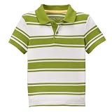 Infant Boys' Cherokee Short-Sleeve Auto Stripe Polo - Soft Fern