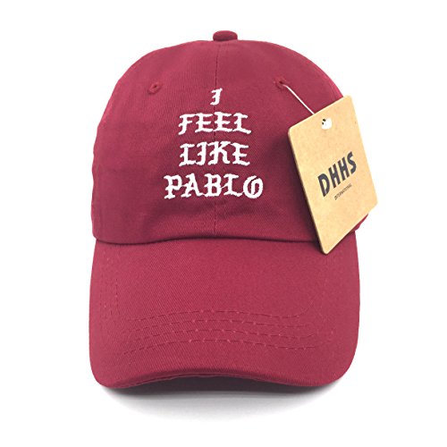 I Feel Like Pablo Hat Cap In Burgundy Yeezy Yeezus Baseball The Life Of Pablo
