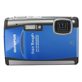 Olympus Stylus Tough-6000 10 MP Waterproof Digital Camera with 3.6x Wide Angle Optical Dual Image Stabilized Zoom and 2.7-Inch LCD (Blue)
