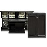 OfficeBox Black Oak Craft Desk