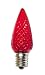Red LED C9 Replacement Light Bulb / Intermediate Base L.E.D. / .96 Watt Holidya and Christmas Lighting Replacements