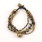 brass charm bracelet