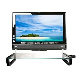 USB Stand - AU2302 Monitor Stand 3port USB hubs Cup & DVD holder for All-in-one PCs, HP TouchSmart, Pavilion, Asus Eee, Gateway One, SONY VAIO, Lenovo IdeaCentre, Acer, MSI, desktop, laptop notebook, netbook, tablet pc, glass