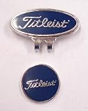 Japan titleist magnetic golf ball marker & hat clip (blue)