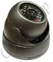 2CG101D - CCSG 1/3" Color SONY CCD 420 TVL IP66 WATERPROOF Mini Dome IR Infrared Night Vision 14 LED 2 Axis Multiple Angle Camera