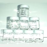 Severin - EG3517 - Jeu De 8 Pots Verre de 150 ml  pour Yaourti�re avec couvercle