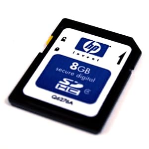 HP 8 GB Class 4 SDHC Flash Memory Card Q6276A-EF by