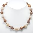 EXP Handmade Jasper & Silver Necklace