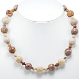 EXP Handmade Jasper & Silver Necklace