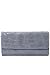 Grey Alligator Design Flap Purse