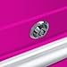 The Original Pink Box PB2603C 26-Inch 3-Drawer 18G Steel Top Chest, Pink