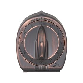 Lux CP2428-87 Mechanical Classic Timer, CopperLux Mechanical Classic Timer