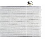 Utopia Towels 24 x 48 Bath/Gym Towels 100% Cotton, Soft, and Absorbent 12 Pack - White
