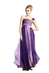 Crystals Beaded Applique Lace Crystal Chiffon/Taffeta/Tulle Evening Dress 