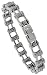 Jewelry : 9" Solid Link Surgical Steel Bicycle Chain Bracelet 5/16" (9 mm) wide.