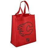 NHL Calgary Flames Red Reusable Tote Bag
