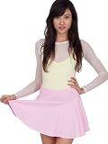American Apparel Thick-Knit Jersey Skirt Large-pink