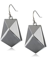 BCBGeneration I Heart You Hematite Drop Earrings